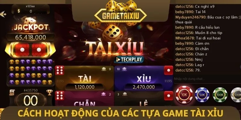 Cách hoạt động của các tựa Game tài xỉu
